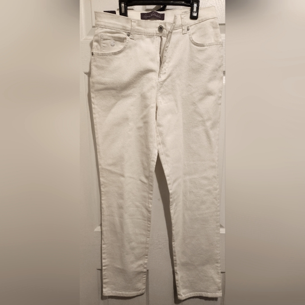 Gloria Vanderbilt Classfit Original Amanda Jean New with Tags Size 6 White